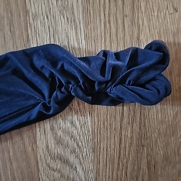 Pilcro Long Sleeve Black Snap Front Top with Ruched Sleeves Women's Size Small - Picture 6 of 13